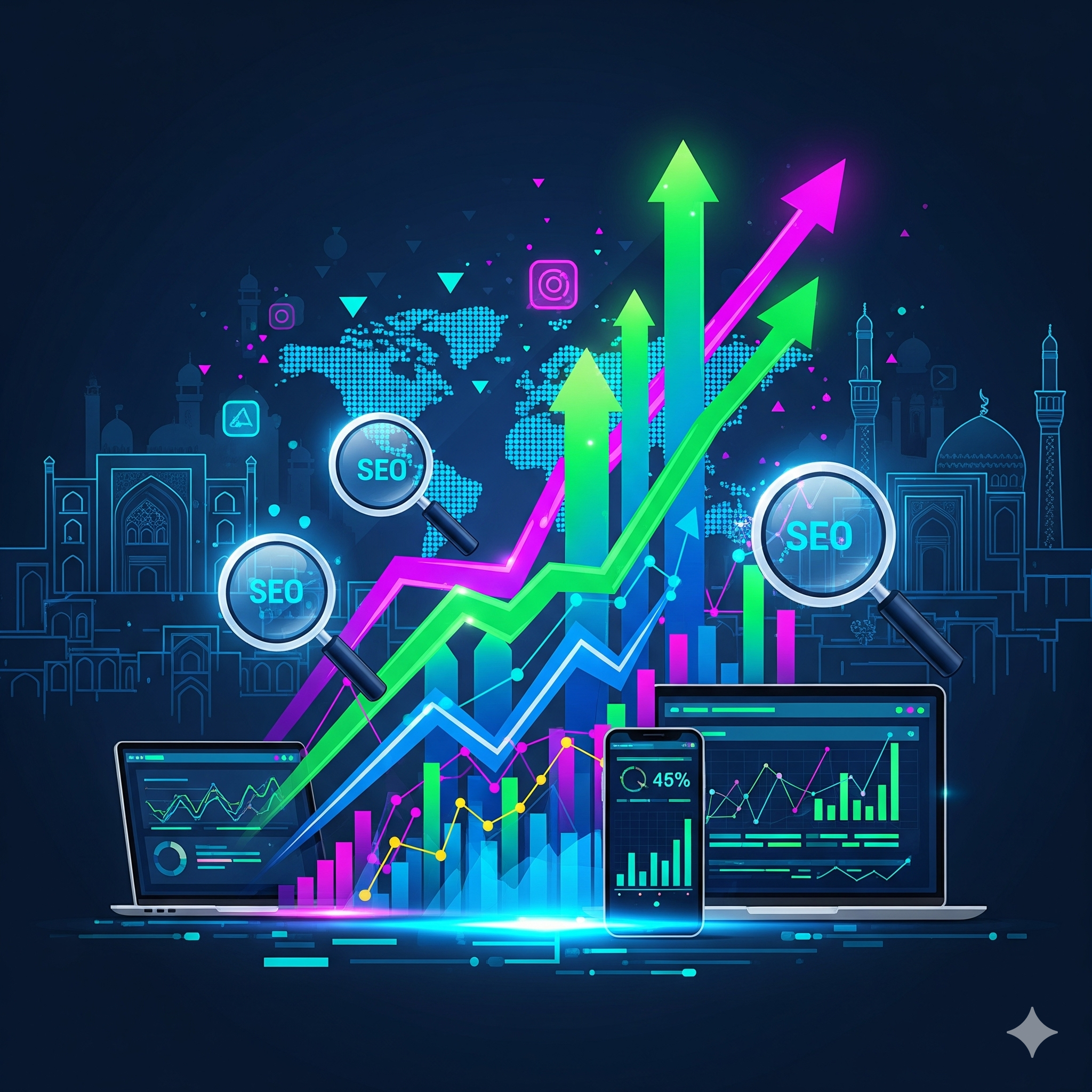 خدمات سئو در تربت جام (100% تضمینی با قیمت مناسب)