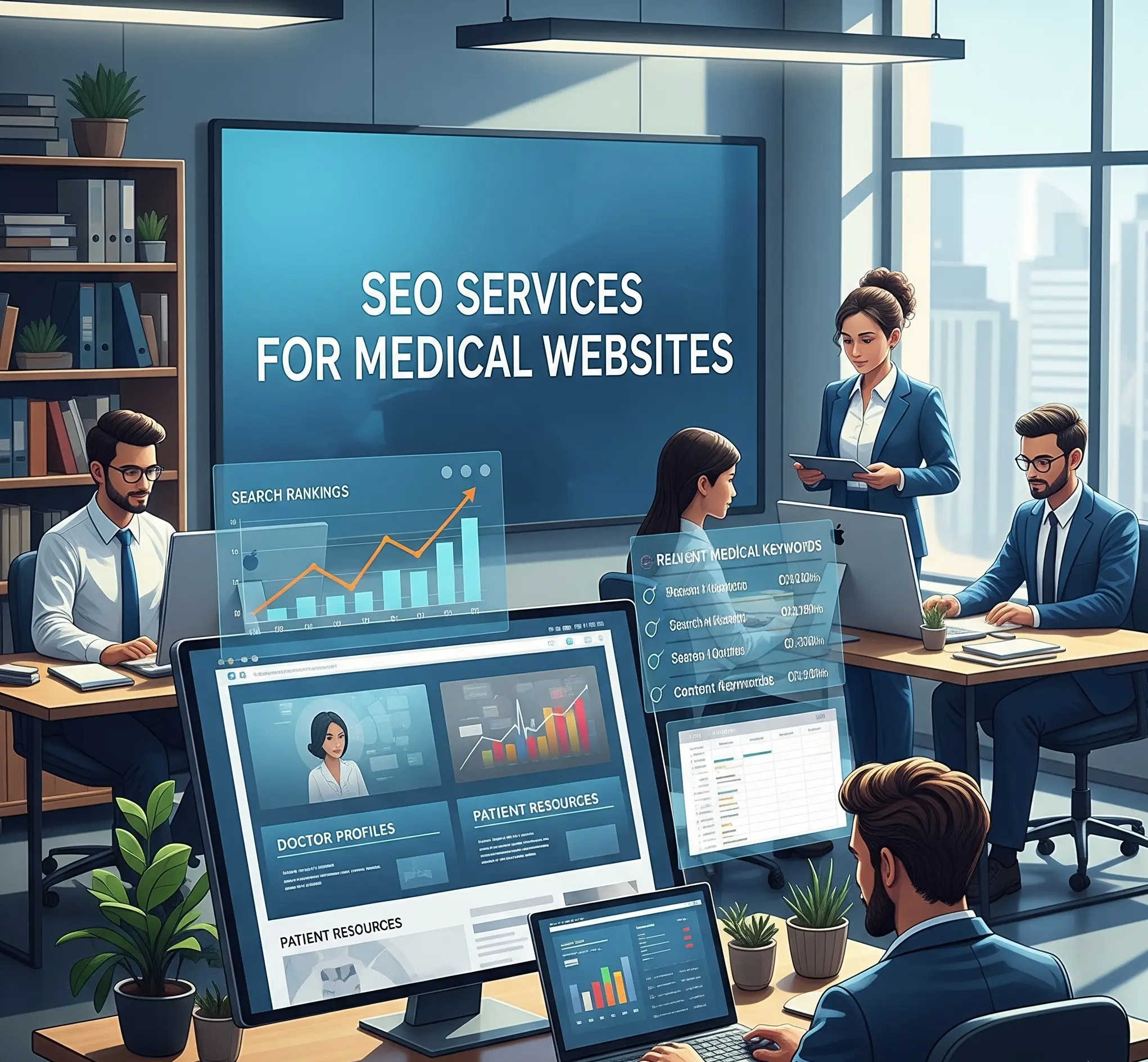 خدمات سئو سایت پزشکی