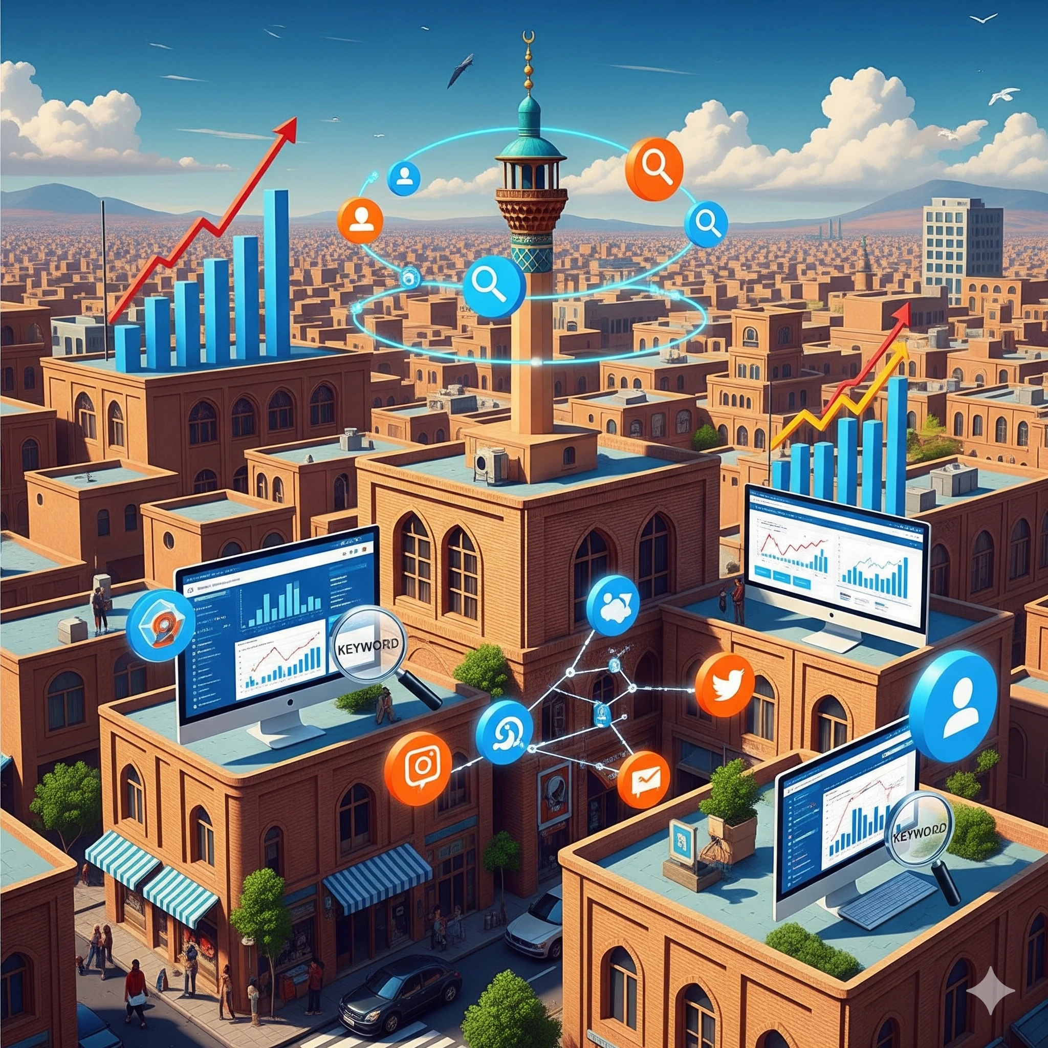 خدمات سئو در خمینی‌شهر (100% تضمینی با قیمت مناسب)