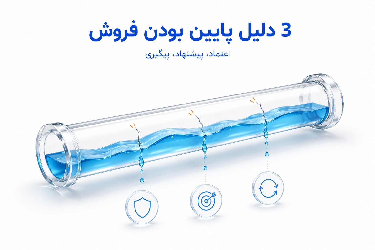 3 دلیل پایین بودن فروش